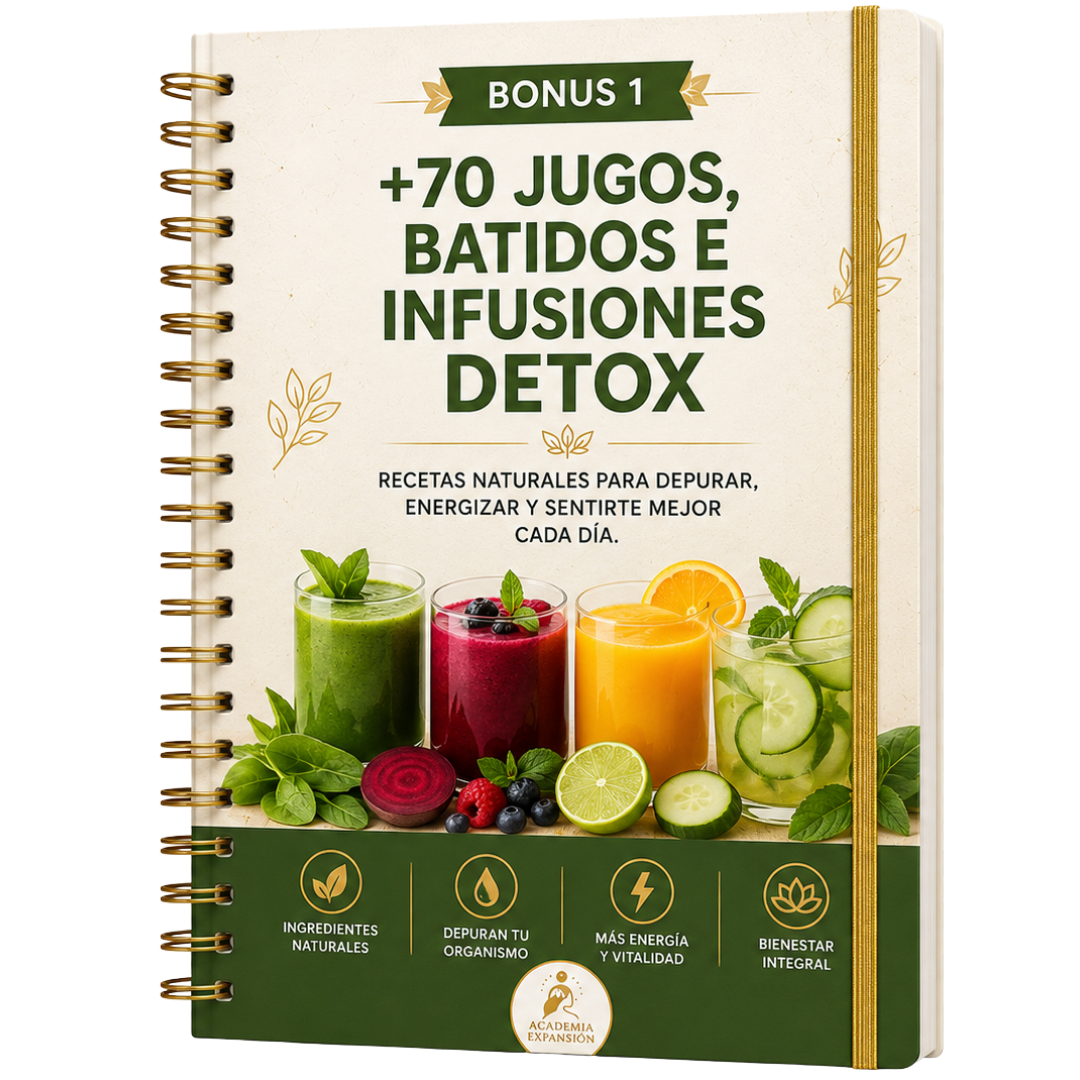 Bonus 1: +70 Jugos, Batidos e Infusiones Detox