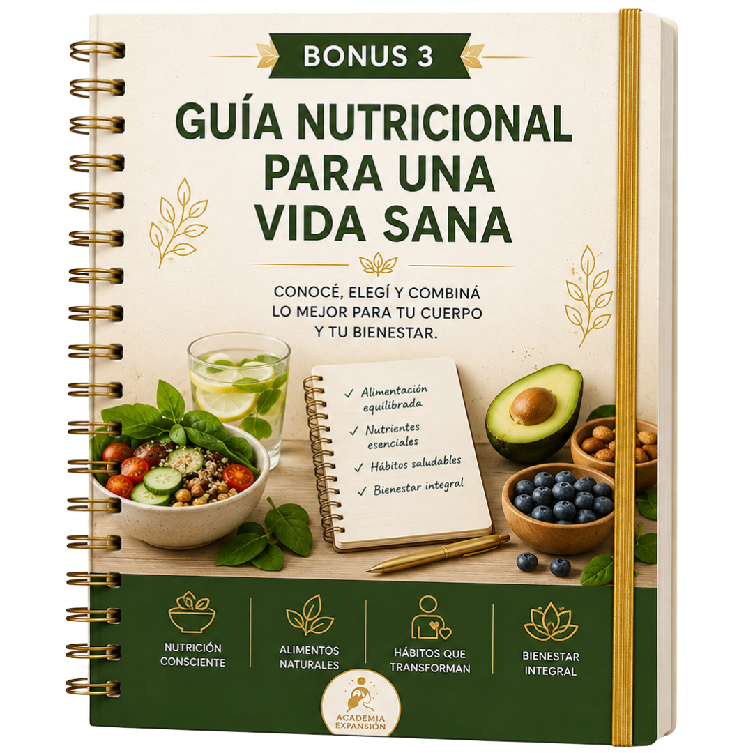 Bonus 3: Guía Nutricional para una Vida Sana